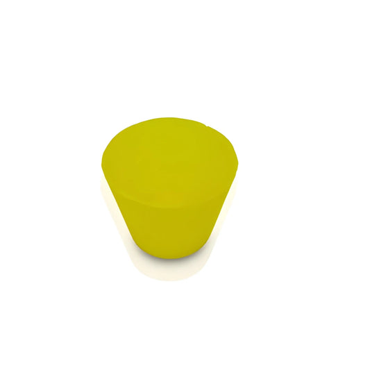 Non-stick cupcake baking cup, yellow silicone
