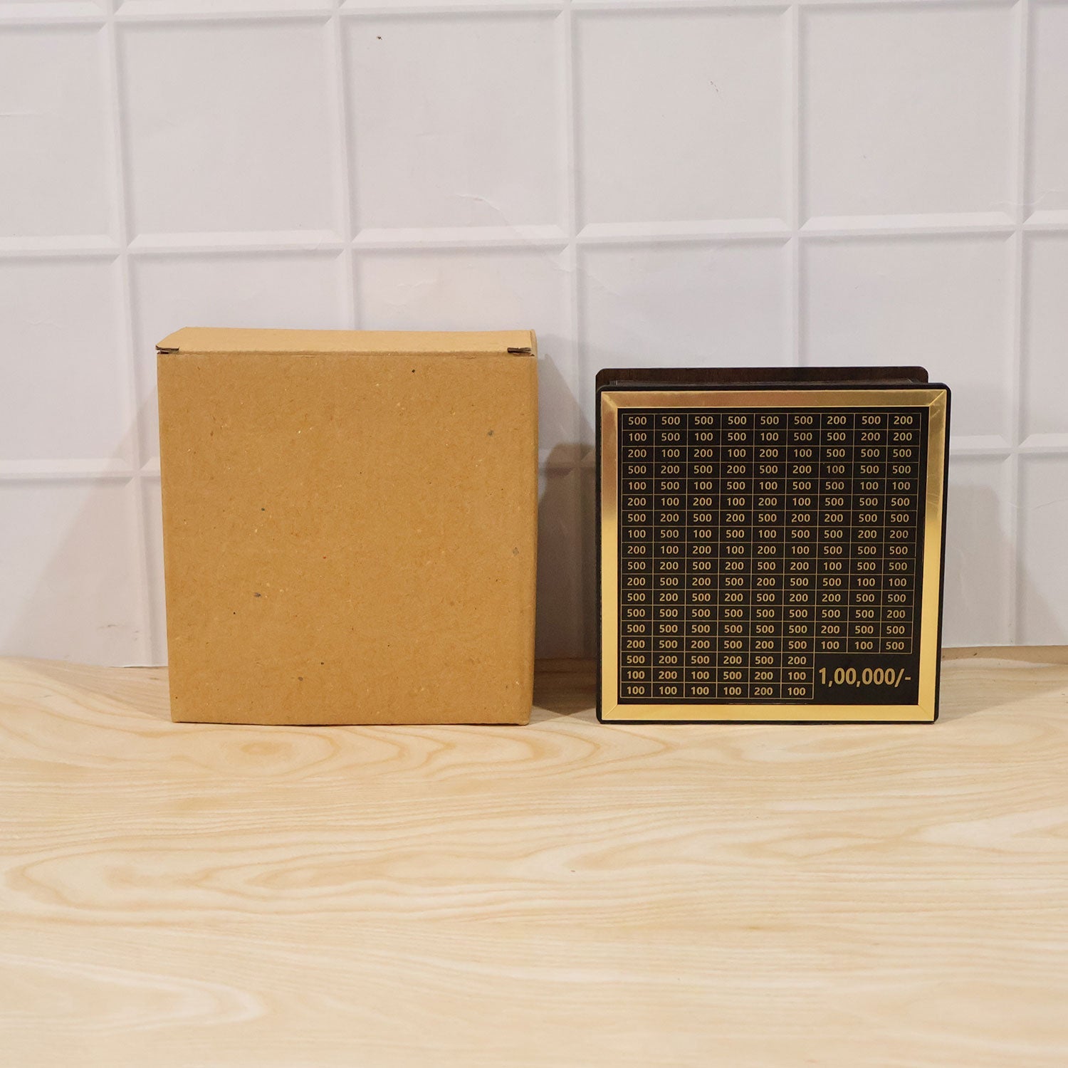 Wooden Money Box