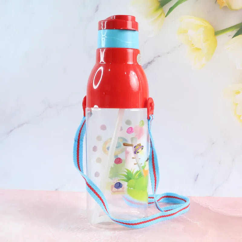 800 ml sports water bottle with dori, red cap and red insulated body