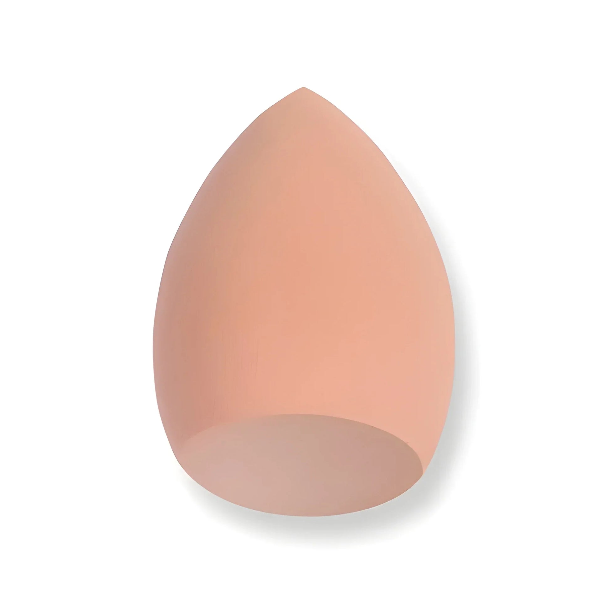 Peach teardrop beauty makeup sponge