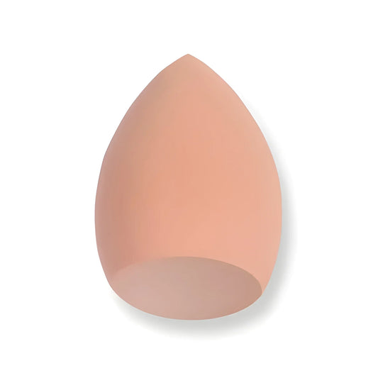 Peach teardrop beauty makeup sponge
