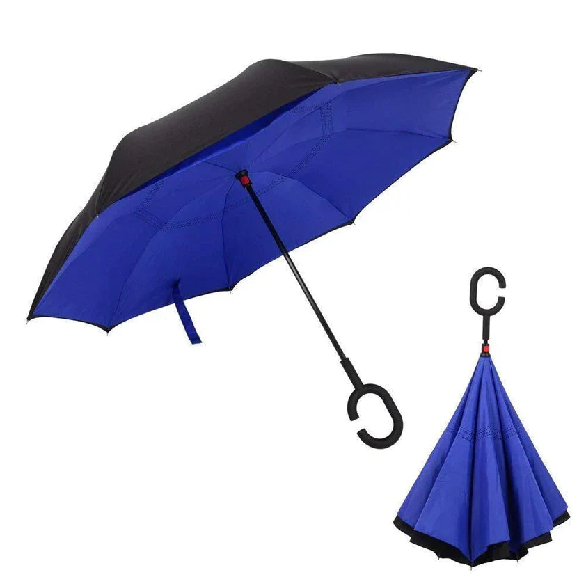 Windproof Reverse Umbrella – C Handle