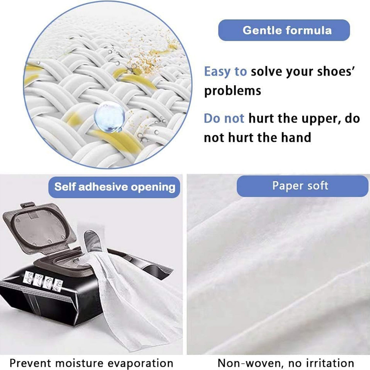 Instant Shoe Cleaning Wipes