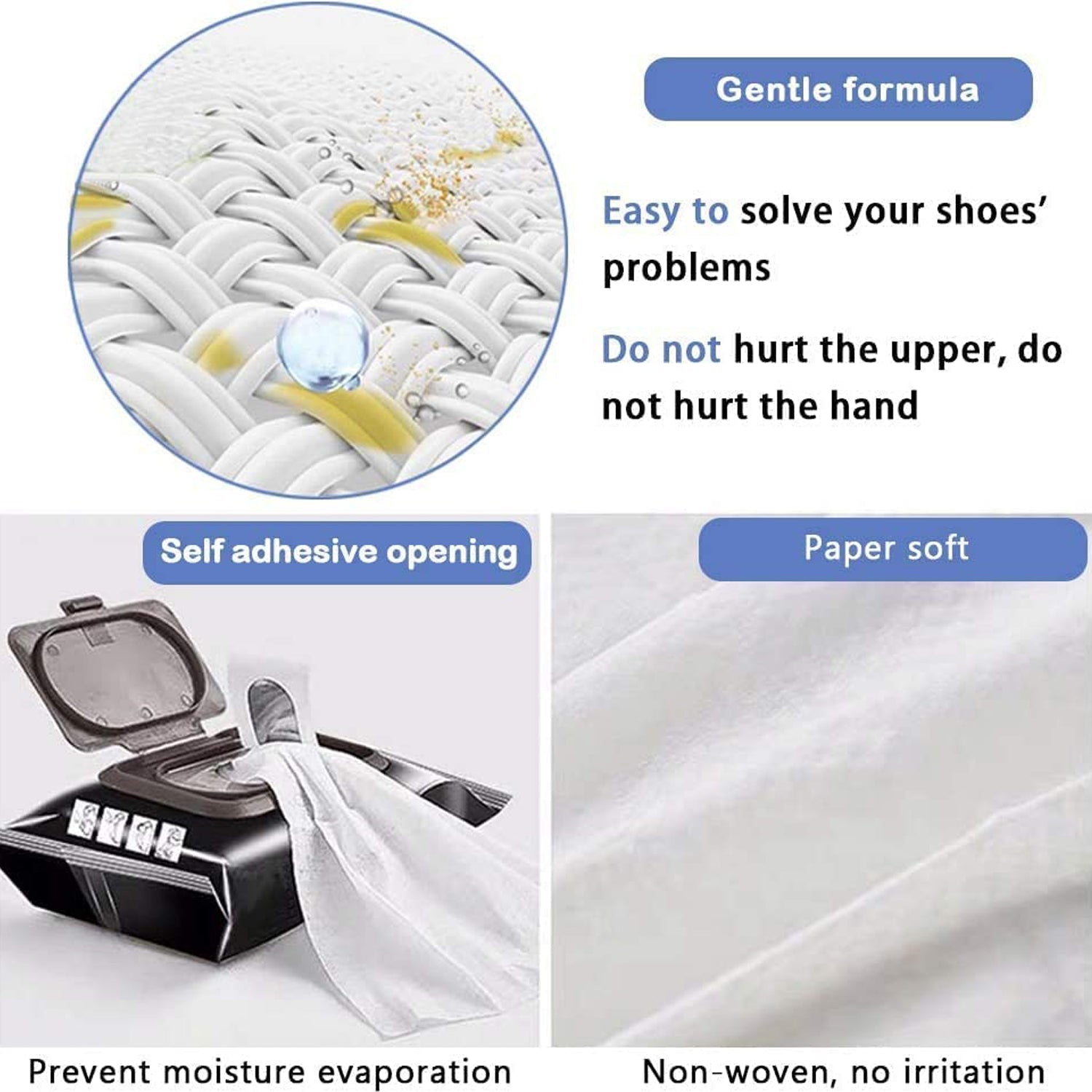 Instant Shoe Cleaning Wipes