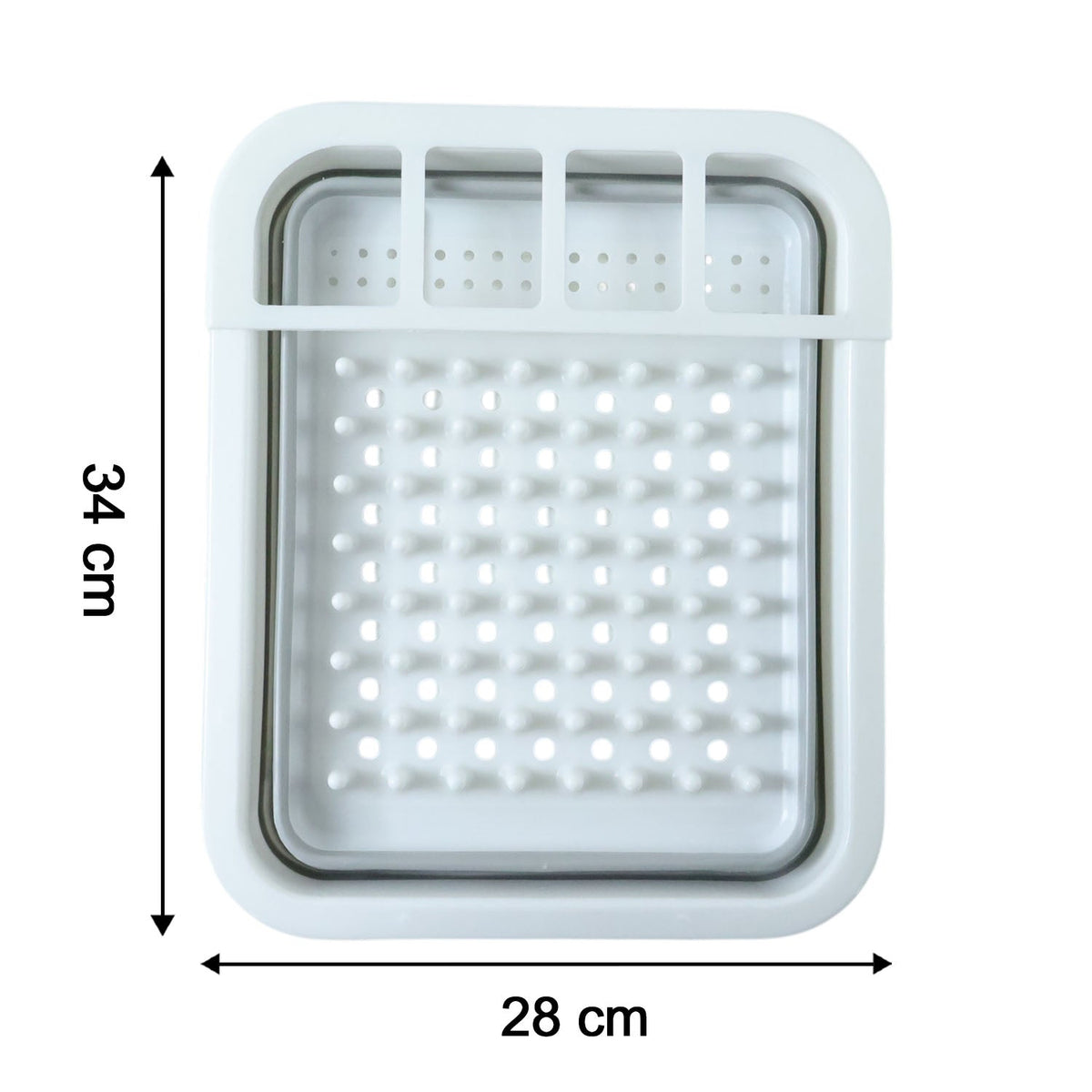 Collapsible Folding Silicone Dish Drying Drainer Rack