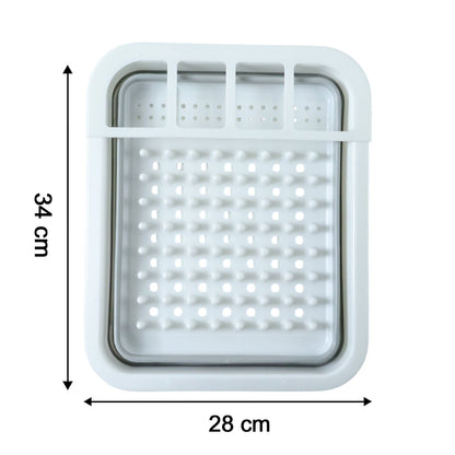 Collapsible Folding Silicone Dish Drying Drainer Rack