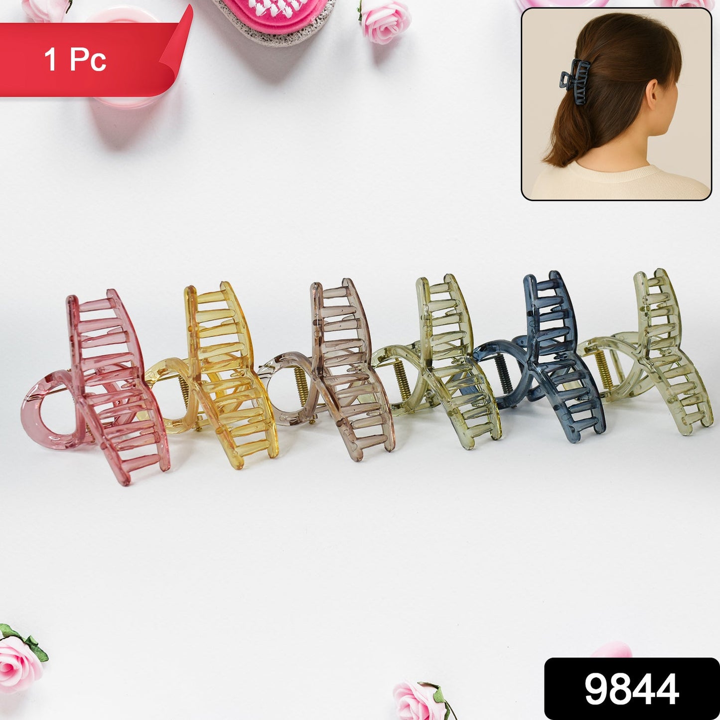 Plastic Matte Hair Clip