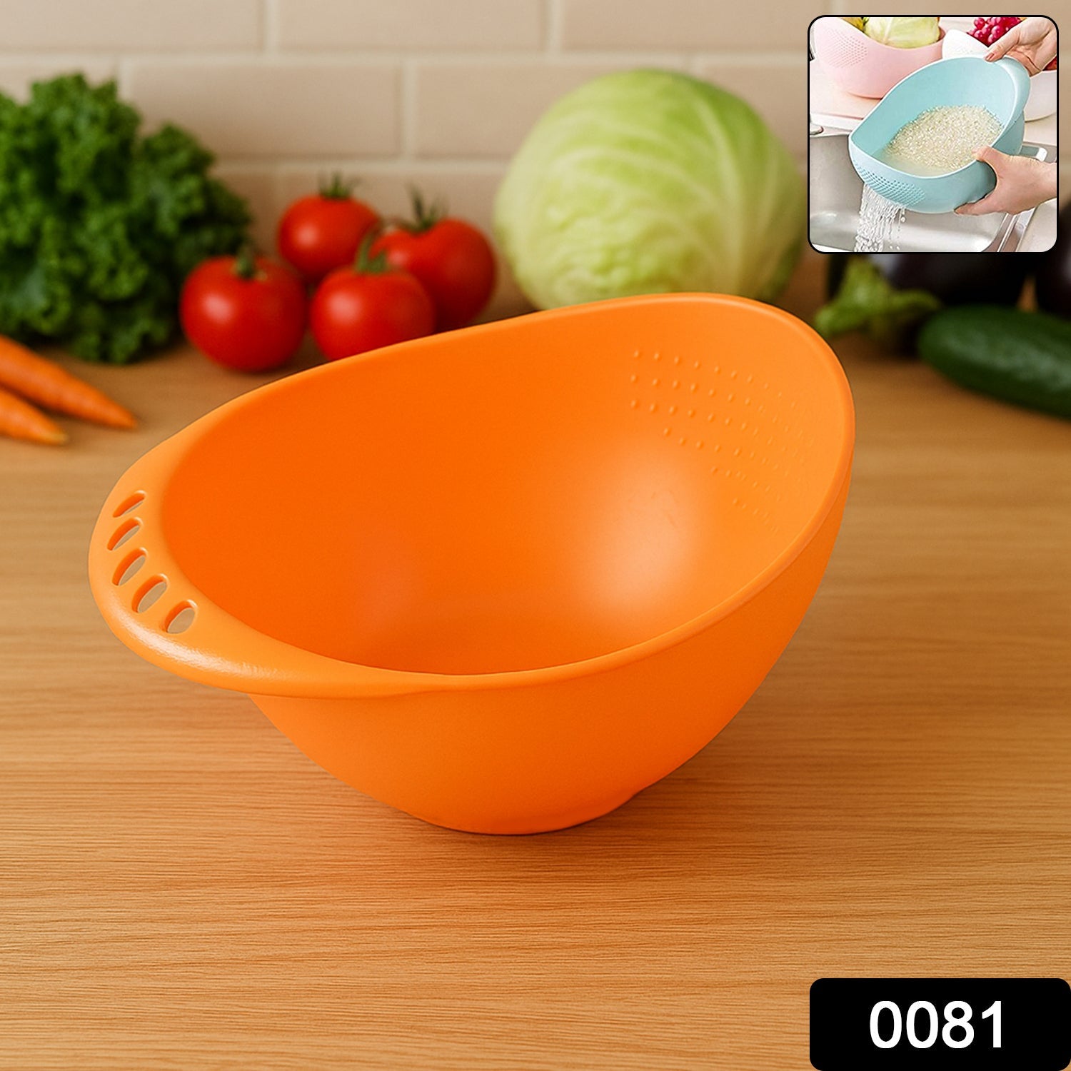 Virgin Plastic Rice Strainer