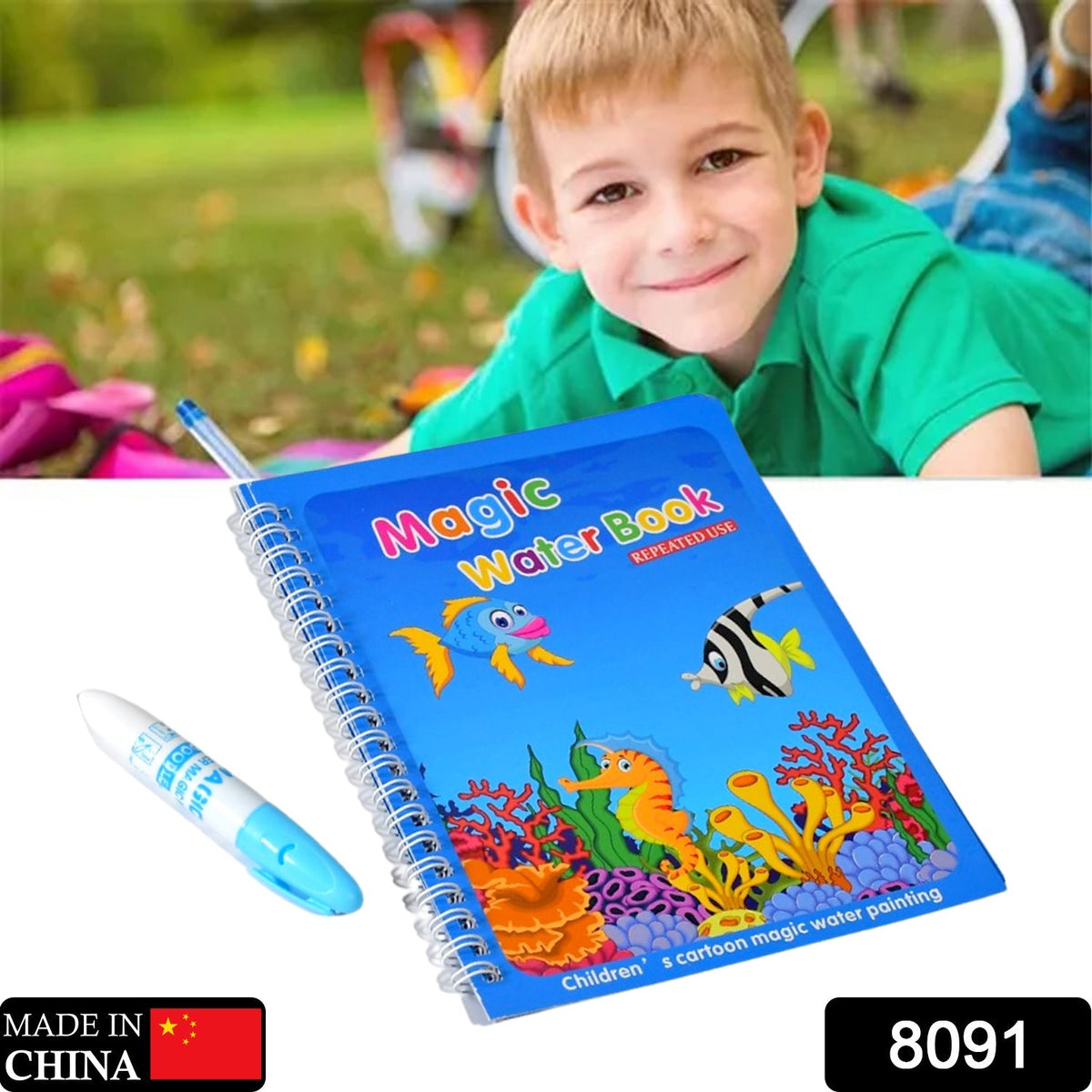 Magic Water Coloring Book