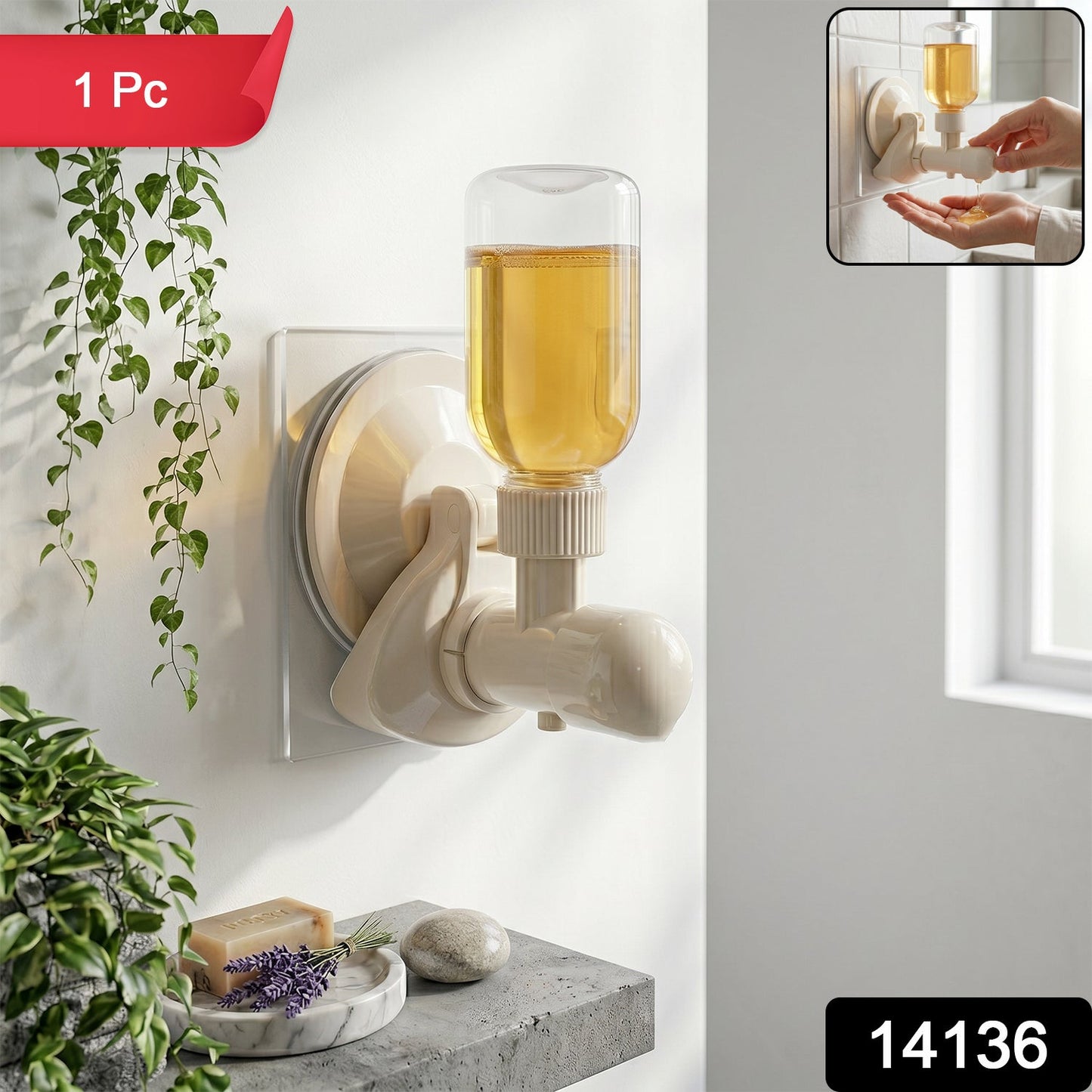 Wall-mount Liquid Soap Dispenser