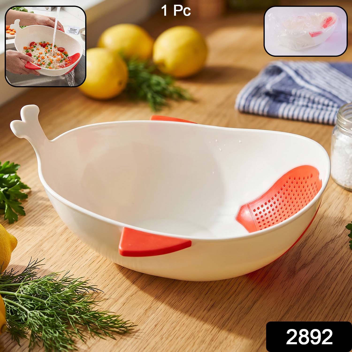 Multi-Purpose Washing Bowl & Strainer