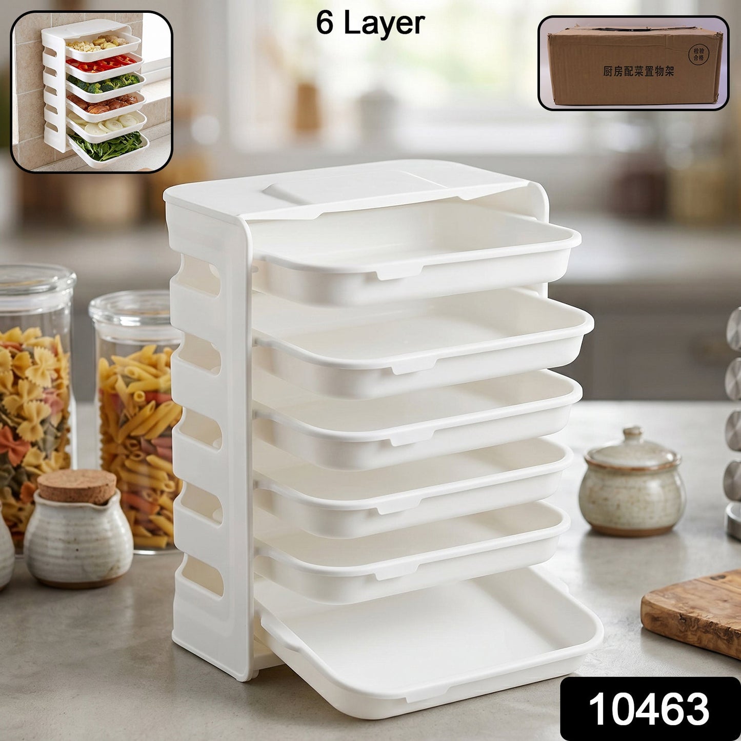 6-Layer Wall Hanging Storage Rack