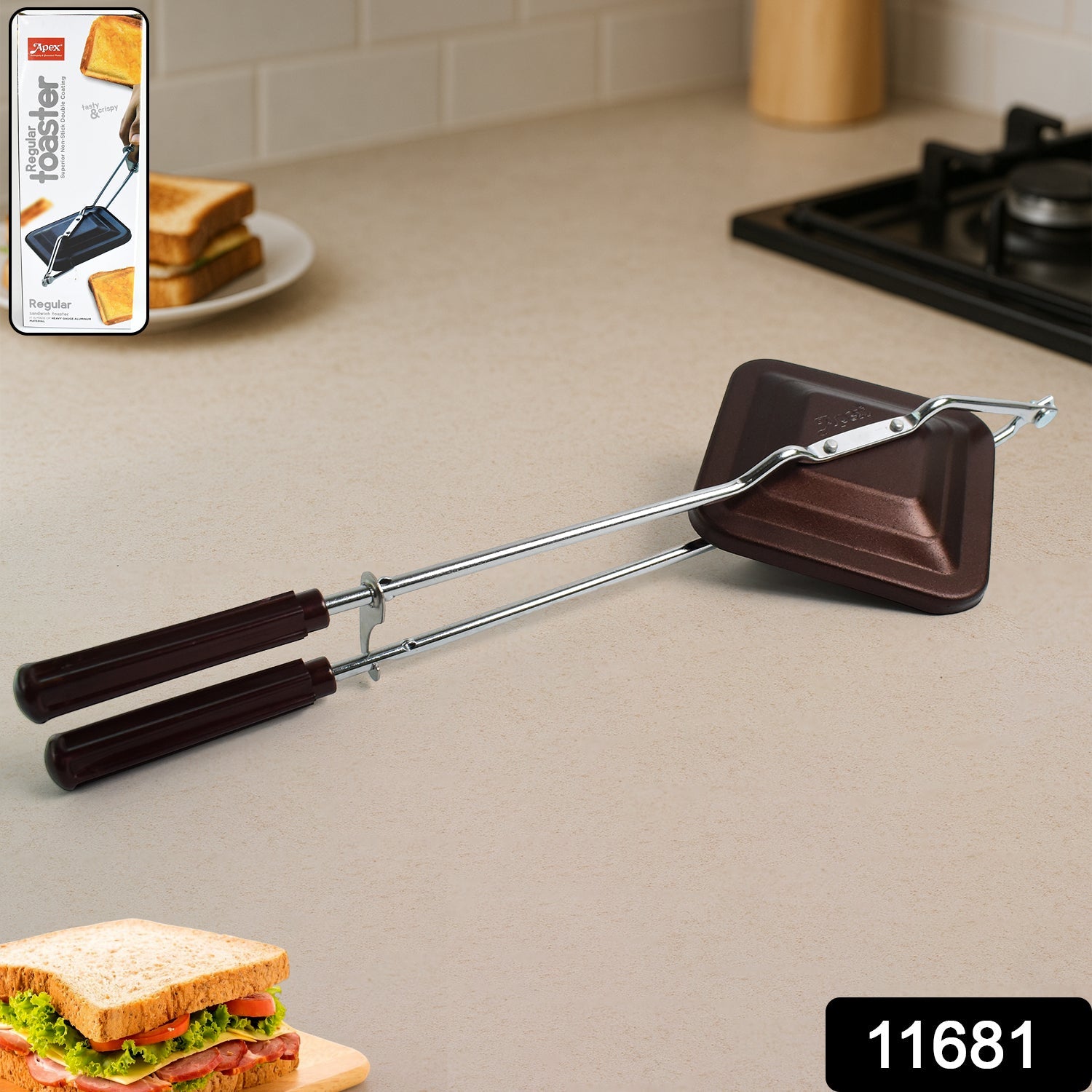 Flame-Based Sandwich Toaster