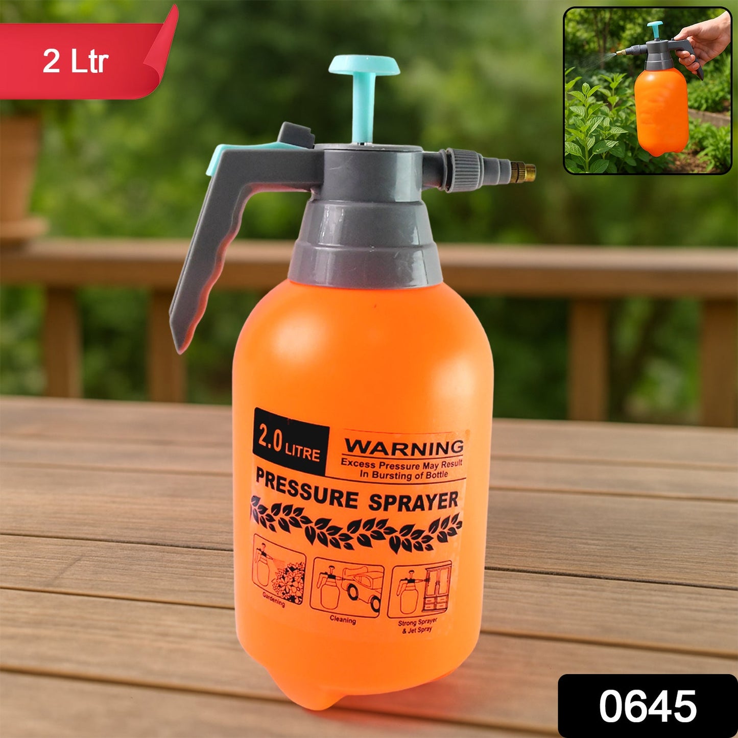Adjustable Pressure Garden Sprayer
