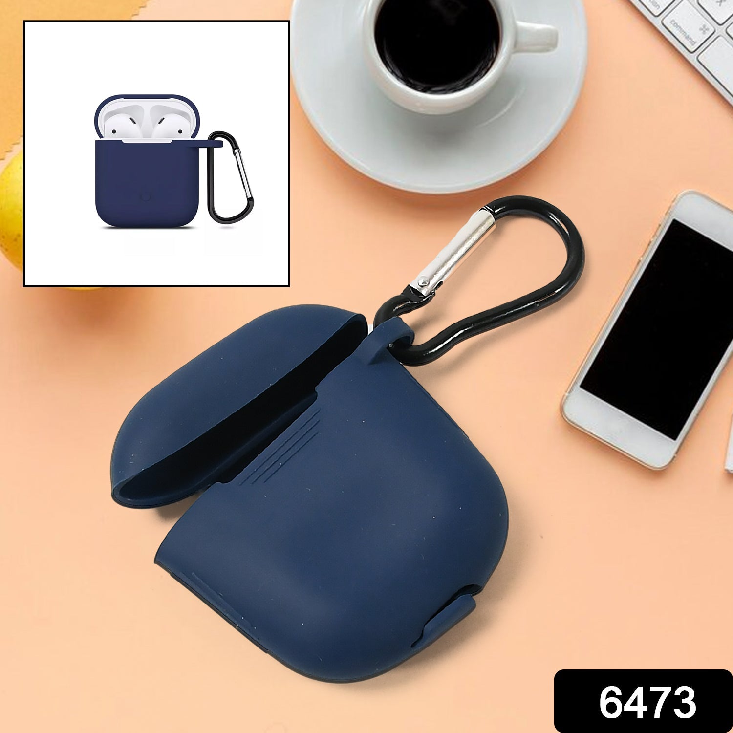 Portable Protective Cover for Wireless Earbuds