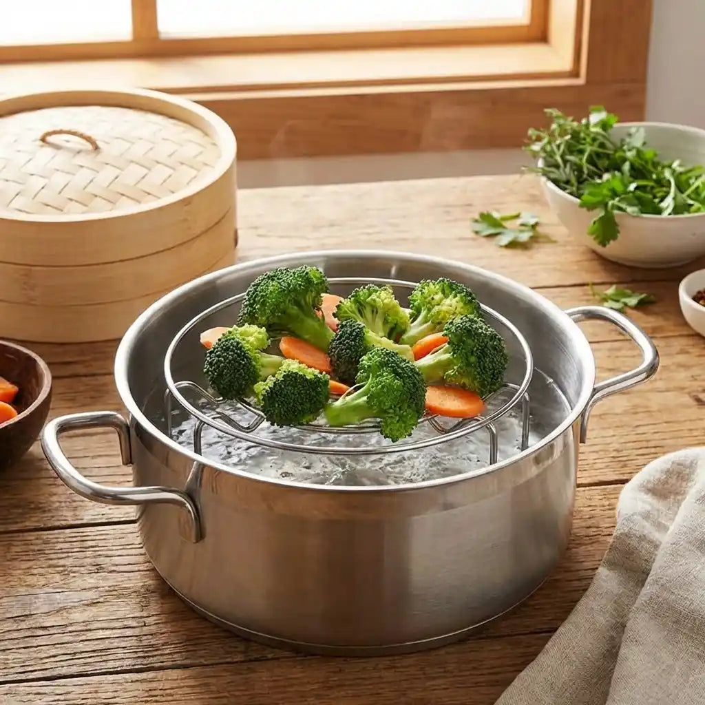 Stainless steel wire hot pot stand set of 3 used under a pot