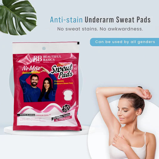 Underarm sweat pads pack, disposable underarm pads for anti-stain protection